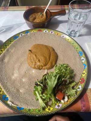 Shiro  at Enjera in Arlington