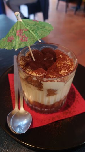 Tiramisu at Meow Pizzeria Verde in Innsbruck