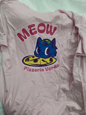 Shirt at Meow Pizzeria Verde in Innsbruck
