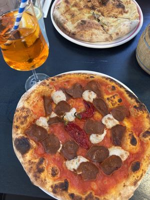 Redhotchilipesto without pestoo  at Meow Pizzeria Verde in Innsbruck