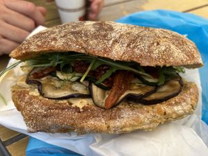 Vegan Sandwichh  at Think Farmer in Rome