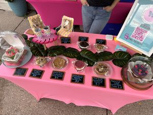 Table at the night market   at Tried and True Confections - Pop Up in Minneapolis
