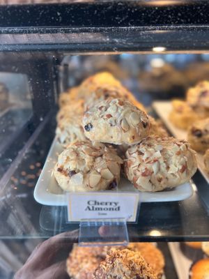 Cherry almond scone at Heine Brothers in Louisville