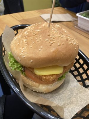 Simple yet delicious Burger from their new burger range 🌱  at Gorilla Kitchen - K'Road in Auckland