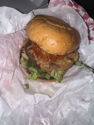 Chick’n sandwich   at Village Kitchen in Decatur