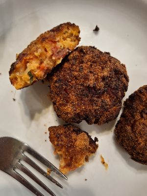 Fried tomato at I Mouria Restaurant & Tavern - Εστιατόριο-Ταβέρνα "Η Μουριά" in Dikastika