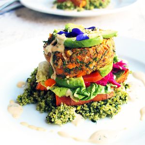 Vegan protein stack  at Filmore and Union in Wetherby