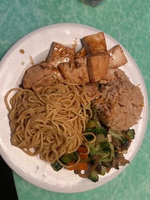Tofu hibachi at Sashimi Fusion in Jacksonville