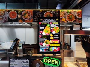 Thai menu at Urban Food ZH in Zurich