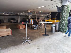 Seating at Urban Food ZH in Zurich