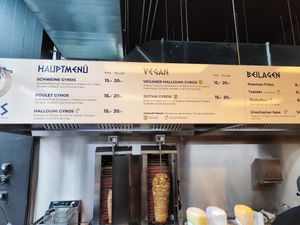 Gyros at Urban Food ZH in Zurich