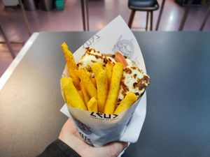 Vegan "Halloumi" at Urban Food ZH in Zurich