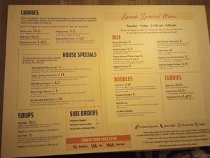 Menu February 2024 (2 of 2) at Kapow Thai Street Food in Wilmington