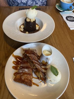  great desserts as well !  at The Good Home in Pegasus