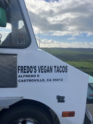   at Fredo's Vegan Tacos in Castroville