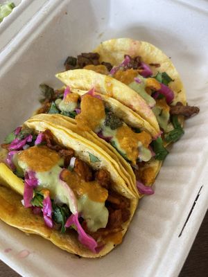   at Fredo's Vegan Tacos in Castroville