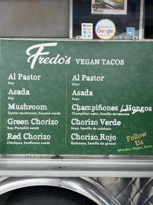 Everything is good    at Fredo's Vegan Tacos in Castroville