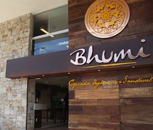 Bhumi's entrance at Bhumi in Brasilia