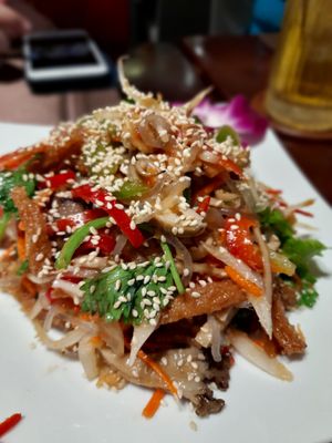 Salad at Huệ Quang Chay in Ho Chi Minh City