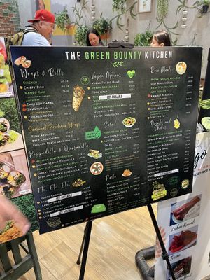 Menu!  at The Green Bounty Kitchen in Davao City