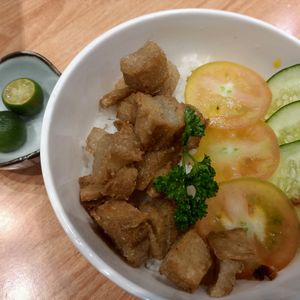 Vegan lechon kawali at The Green Bounty Kitchen in Davao City