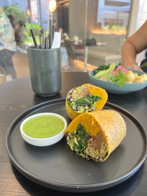 Pumpkin Burrito at Plantiful  in Bangkok