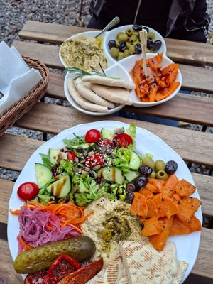  at 2 Okna Cafe in Krakow