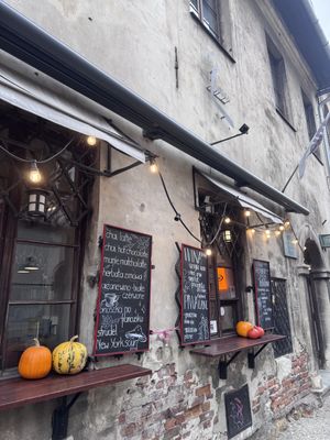 Outsidee  at 2 Okna Cafe in Krakow