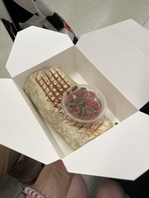 Avocado crush burrito  at Narcos Food With Feelings in Bratislava