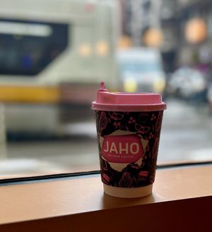 Soy latte   at Jaho Coffee & Tea in Salem