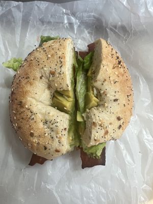 Vegan Avocado BLT (built with the vegan breakfast sandwich)  at Jaho Coffee & Tea in Salem