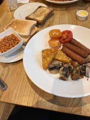 Large vegan breakfast   at The Wharf at Foulridge in Colne