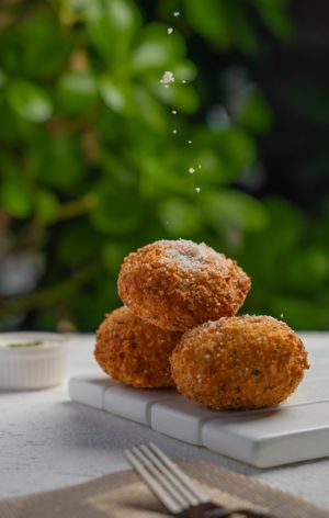 Garlic Bread Bombs literally melts in your mouth! at Replika in Dubai