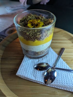 Mango kunafa cup at Replika in Dubai