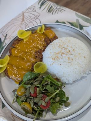 Chickn katsu at Replika in Dubai