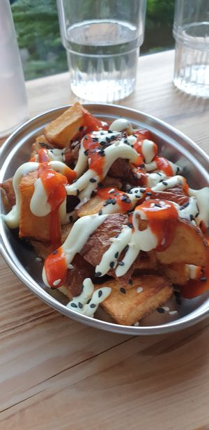 Patatas bravas at Black Mamba in Dundee