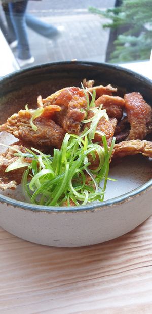 Crispy mushrooms at Black Mamba in Dundee