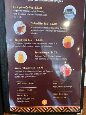   at Gursha Ethiopian Cuisine in Roseville