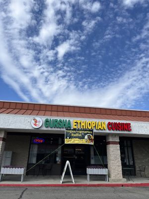   at Gursha Ethiopian Cuisine in Roseville