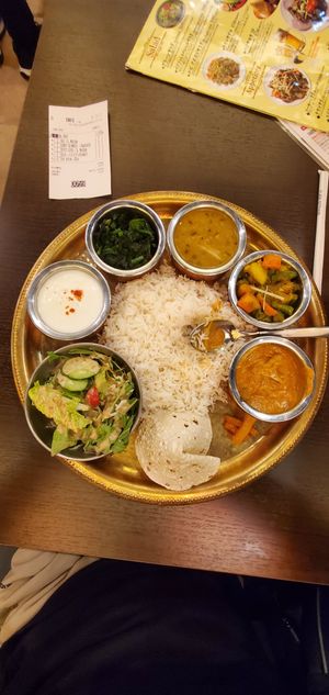 Curry Set at barefoot curry in Osaka