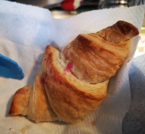 Raspberry Filled Crossiant at Kate's Place in Albany