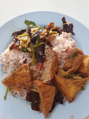 Choice from buffet for 40 baht at Shenghui Vegetarian Food 聖慧素食 in Hat Yai