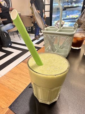 Green smoothie   at Uppercrust Boulangerie & Patisserie in Dhaka