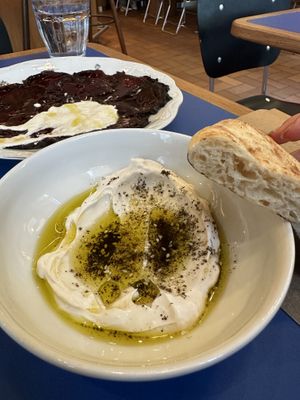 Best labneh in the worldd  at Goli Restaurant in Budapest