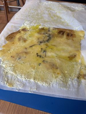 smashed potatoes  at Goli Restaurant in Budapest