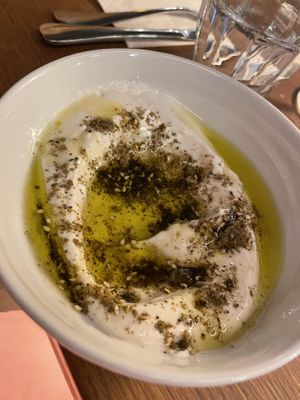 Labneh  at Goli Restaurant in Budapest