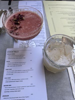 Cocktails!  at Goli Restaurant in Budapest