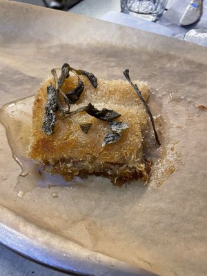 Knafeh   at Goli Restaurant in Budapest