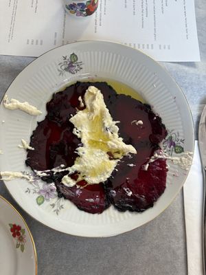 Beetroot   at Goli Restaurant in Budapest