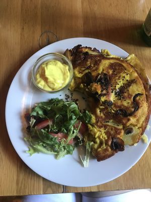 omelette   at Moment in Prague